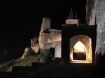 SX28114 Gates of La Cite, Carcassonne at night.jpg